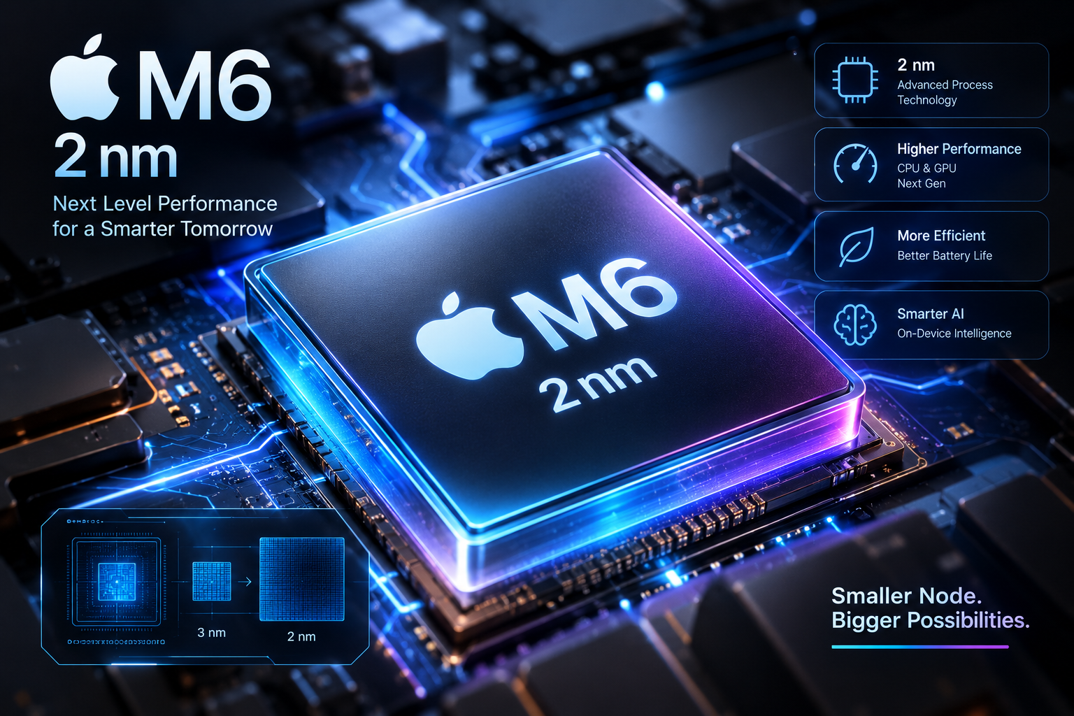 CHIP APPLE M6 2 NM: INOVASI PEMROSESAN MASA DEPAN!