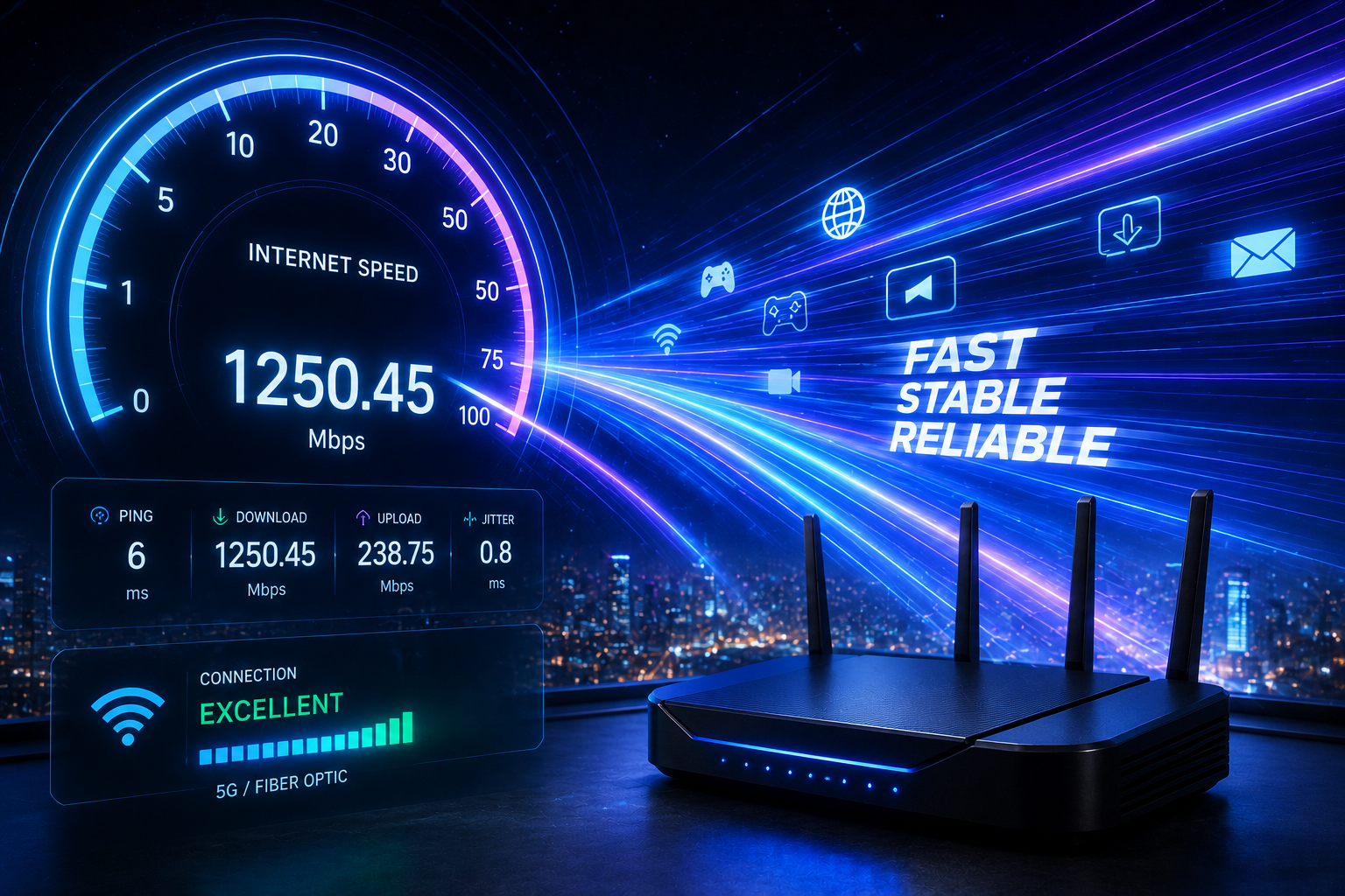 KECEPATAN INTERNET SEMAKIN CEPAT! 