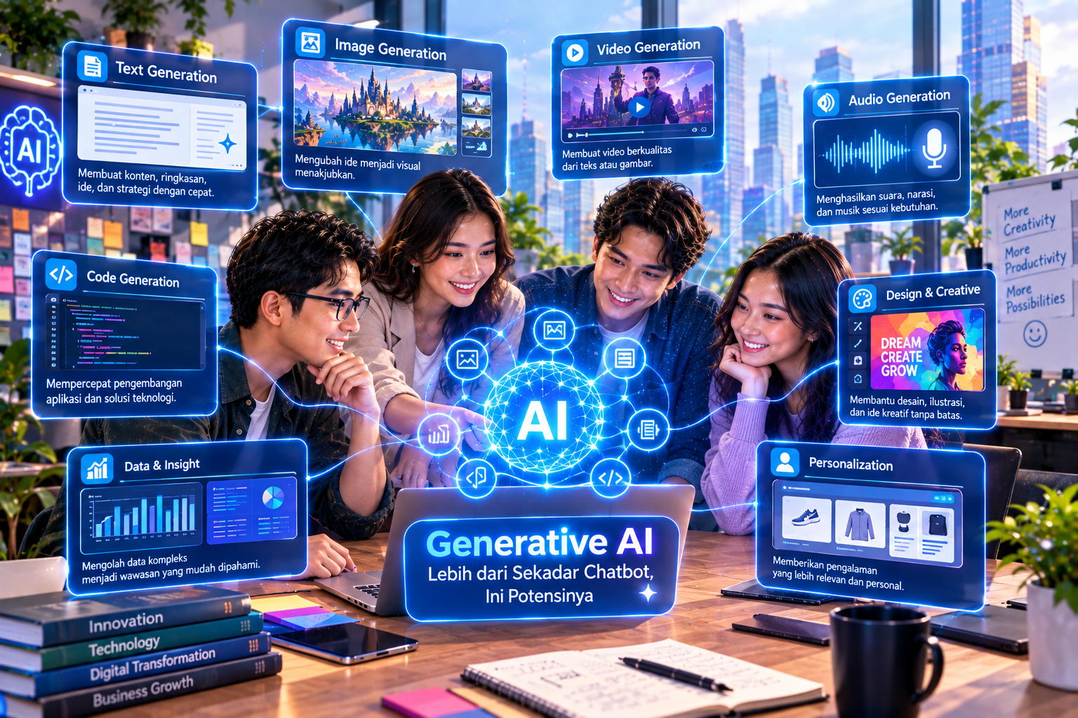 Mengenal Generative AI: Lebih dari Sekadar Chatbot, Ini Potensinya