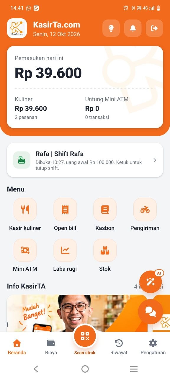 Aplikasi KasirTa